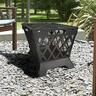 Steel Firepit 500 mm x 500 mm Black