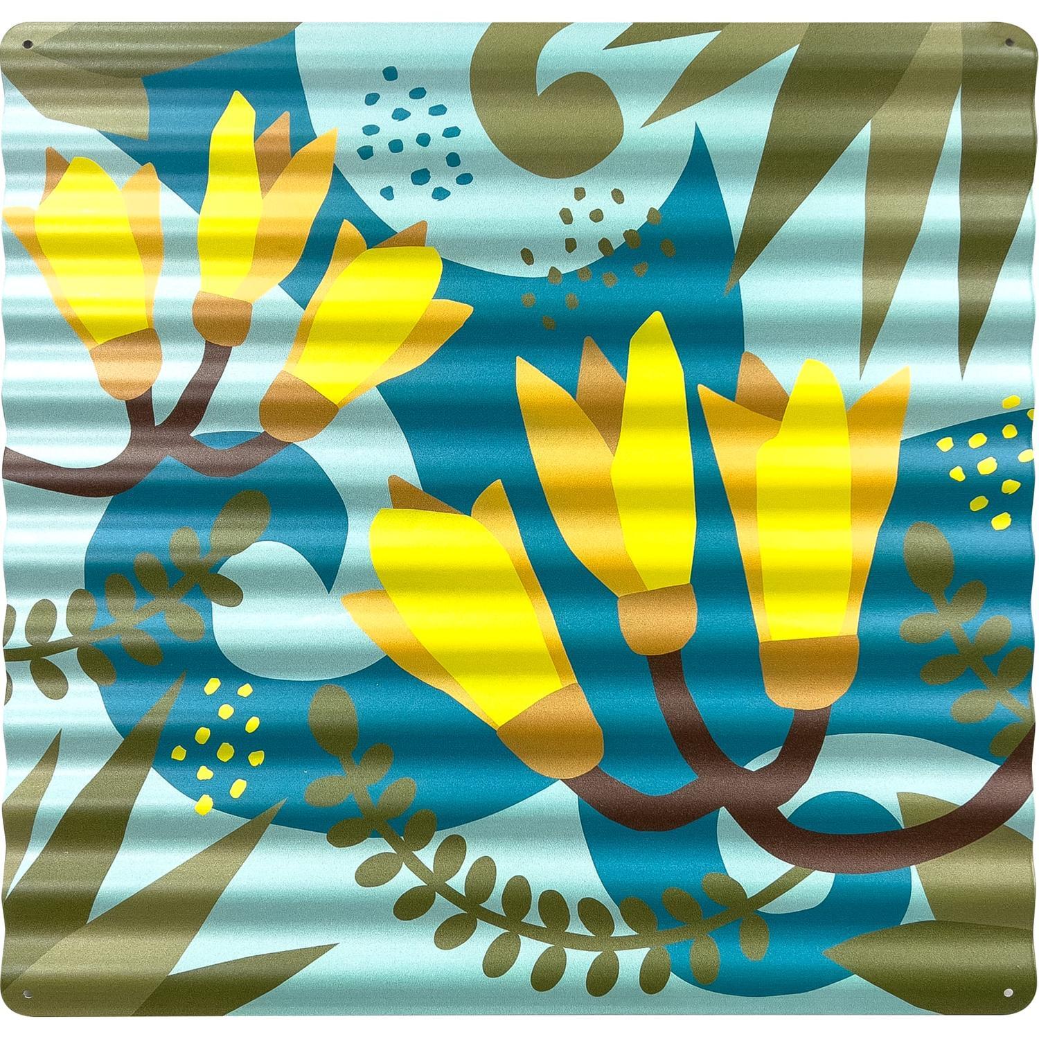 Corrugate Kowhai Wall Art