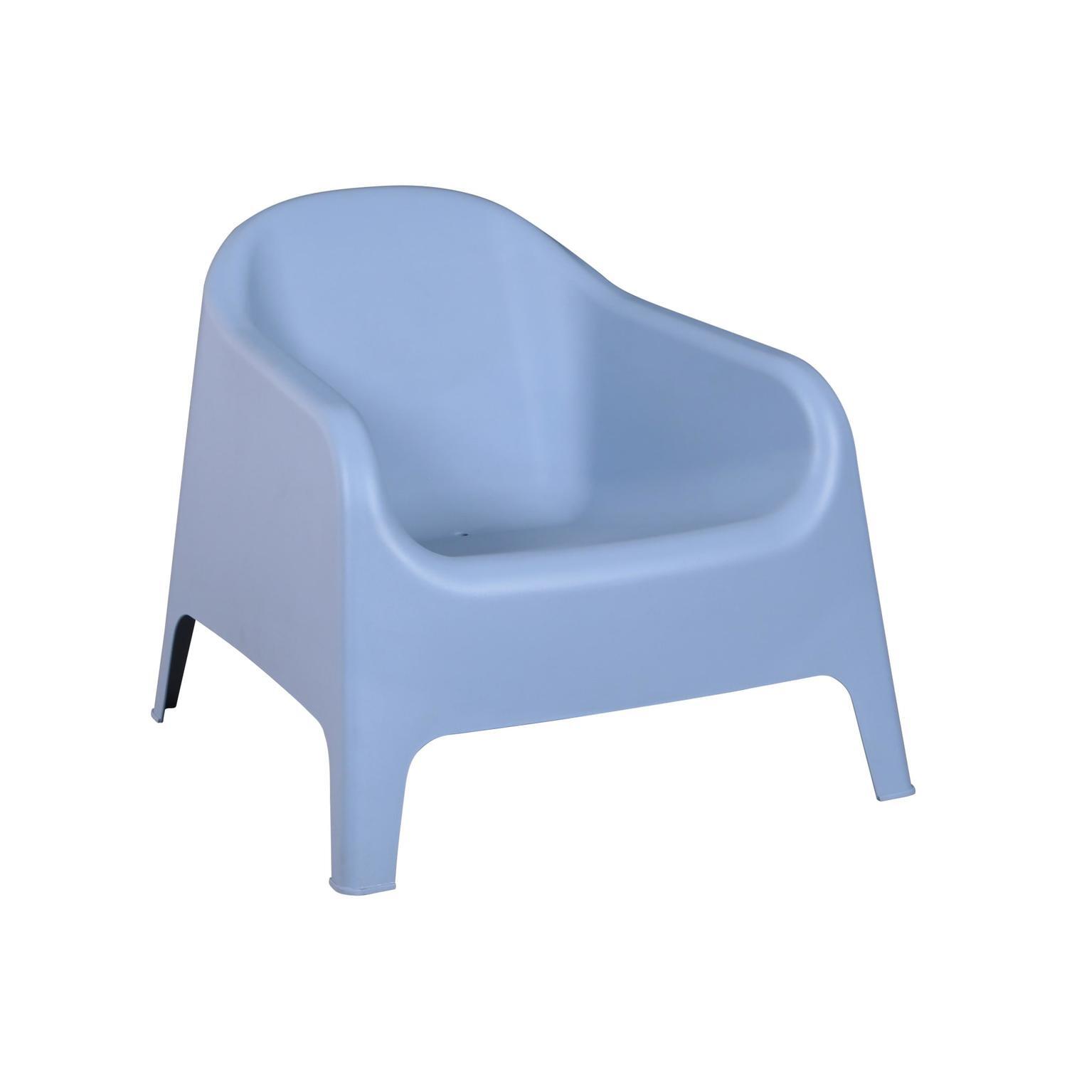 Relaxing Outdoor Tub Chair Blue