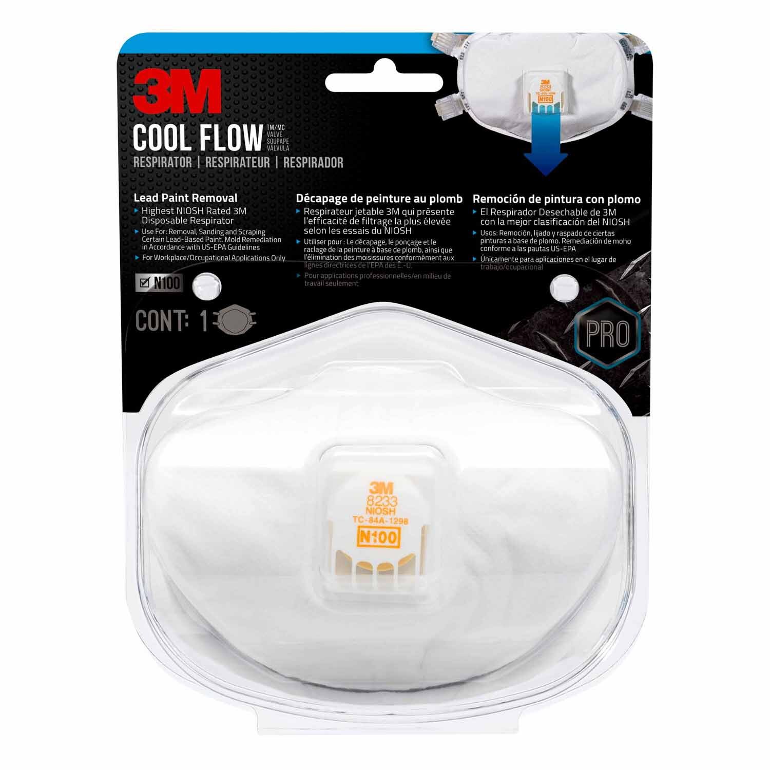 Lead Paint Removal Valved Respirator