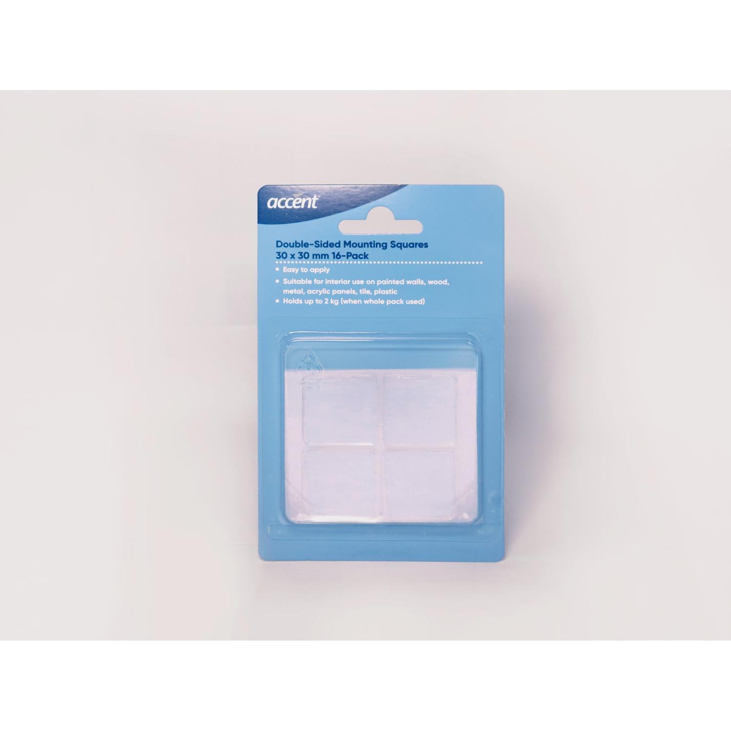 Clear Double Sided Mounting Tape Accent 30 x 30 Clear