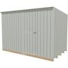 Shed H:1830mm, W:3030mm, D:1830mm Alu-Zinc