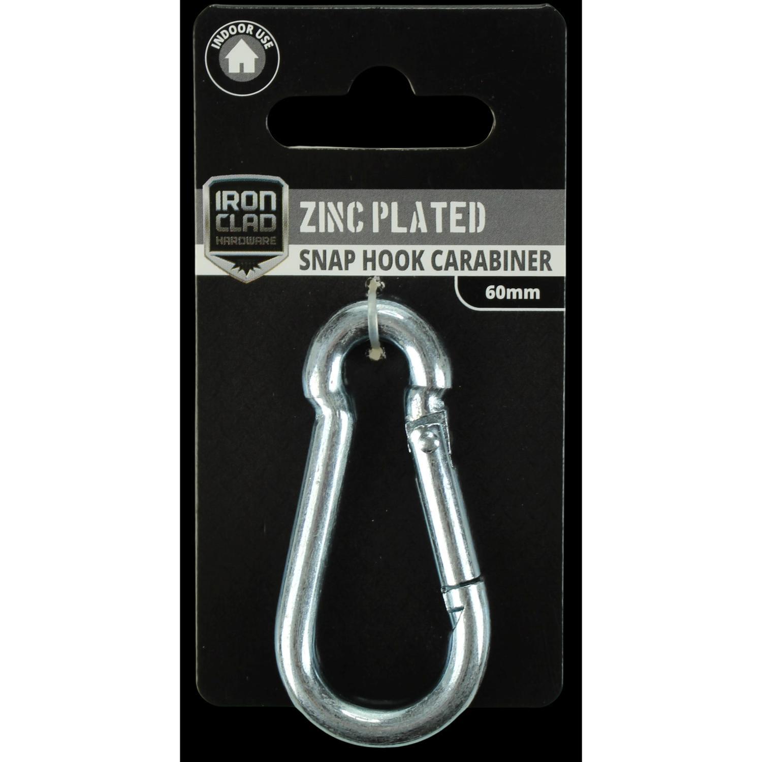 Snap Hook 60mm Zinc Plated