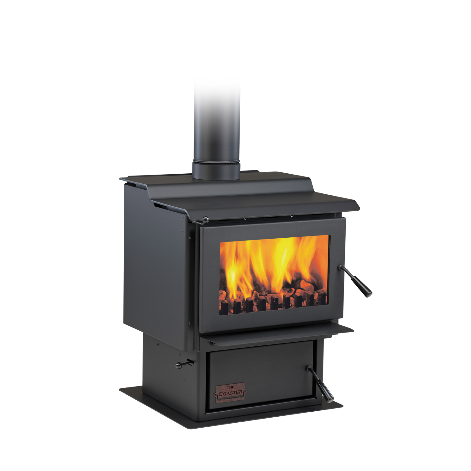 The Coaster Rural Multi-Fuel Burner and Flue Kit