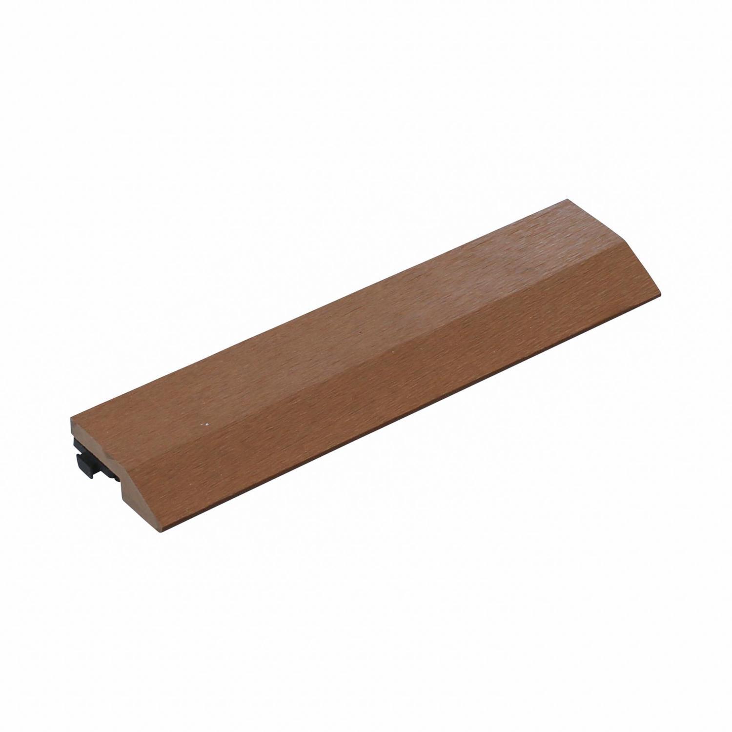 WPC Tile Ramp - Straight L:300mm, W:73mm, H:22mm Bronze