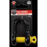 D Shackle  12mm Galvanised Black