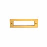 Letterplate Rear 280 x 95mm Polished Brass Finish