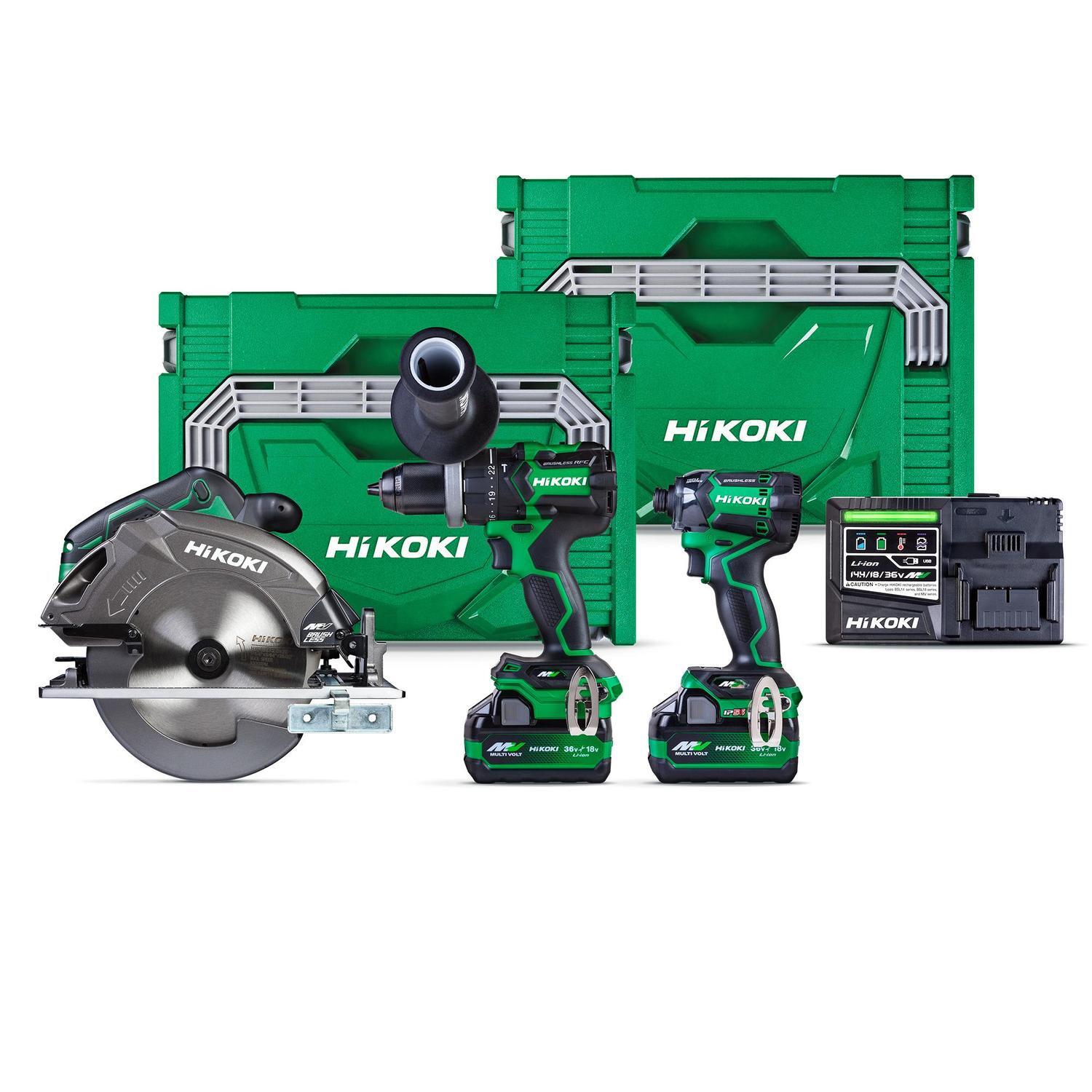 36V Premium Brushless 3 Piece Tool Kit