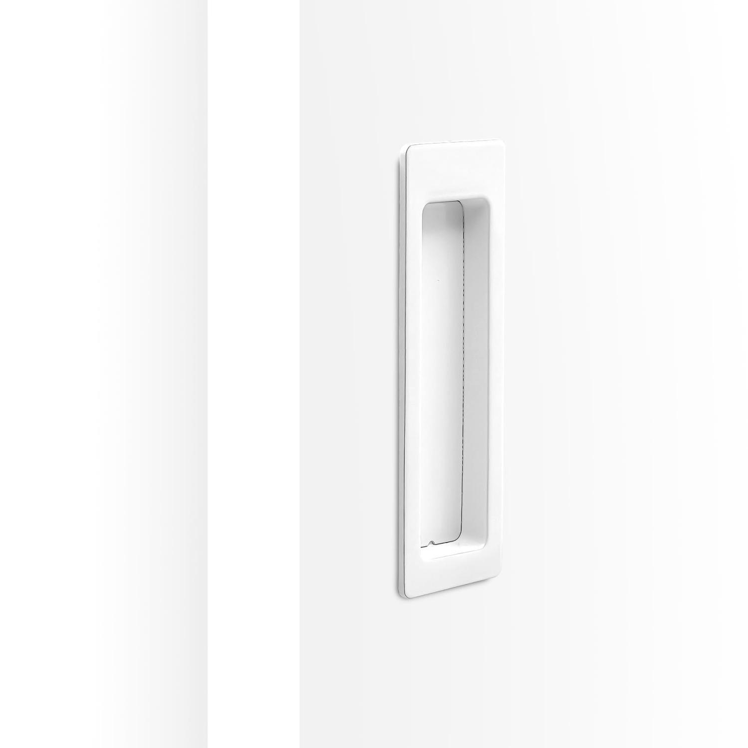 FLUSH PULL 158MM X 42MM X 16MM WHITE