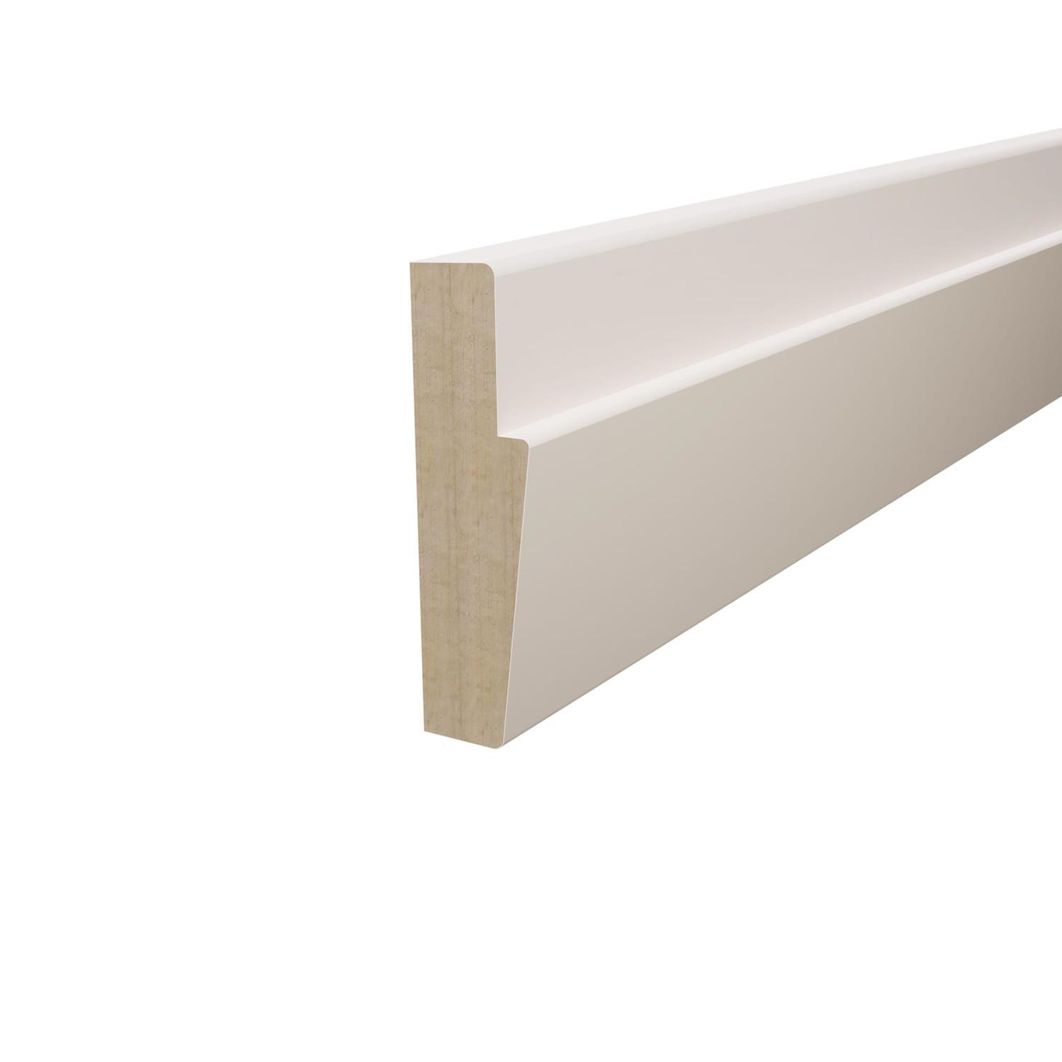 Gesso-Coated Flat Door Jamb