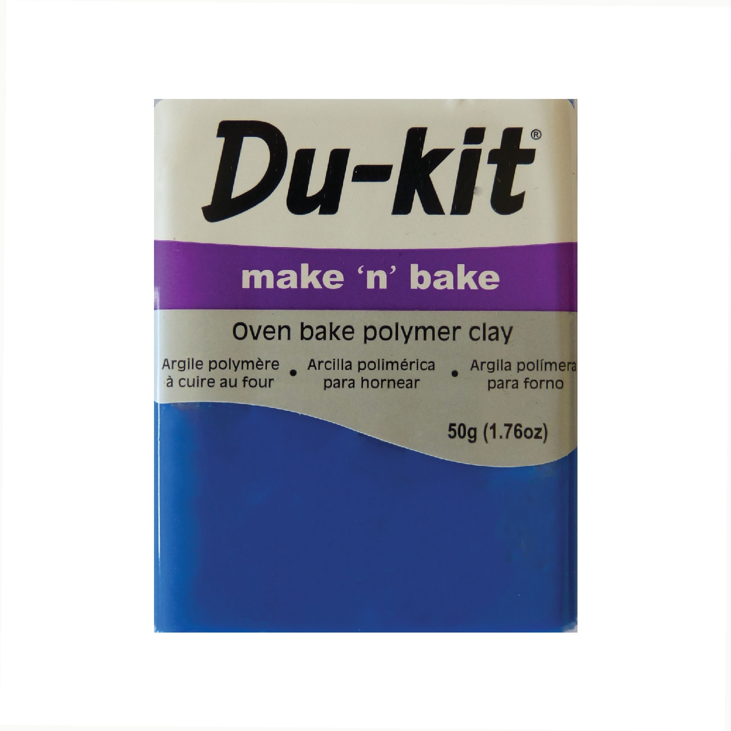 Oven Bake Polmer Clay 50 g Blue