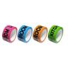 Coloured Room Label Packing Tape 48mm x 6m Multi