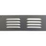 Aluminium Vent H:75mm, W:225mm, D:0.7mm Anodized Silver