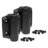 Self-Closing Hinge Nylon Polymer, Pack of 2, H: 94mm, W: 70mm, D: 57mm Black