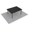 Single Carport L: 4850mm, W:3600mm, H:2100mm Black