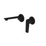 Novona Wall Basin Mixer Black