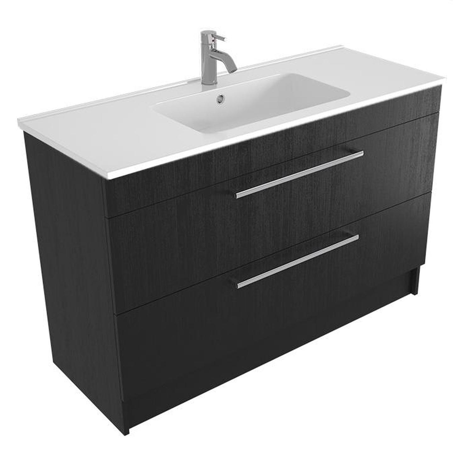 Floor Vanity 1200mm Black