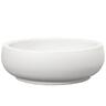 Cement Low Planter Bowl 45cm White
