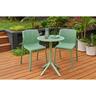 Outdoor Bistro Setting 3 Piece Avocado