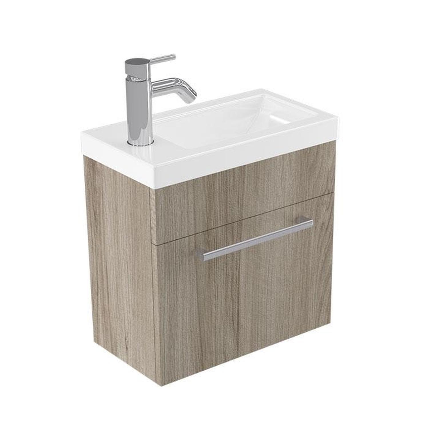 Wall Vanity 440mm Walnut