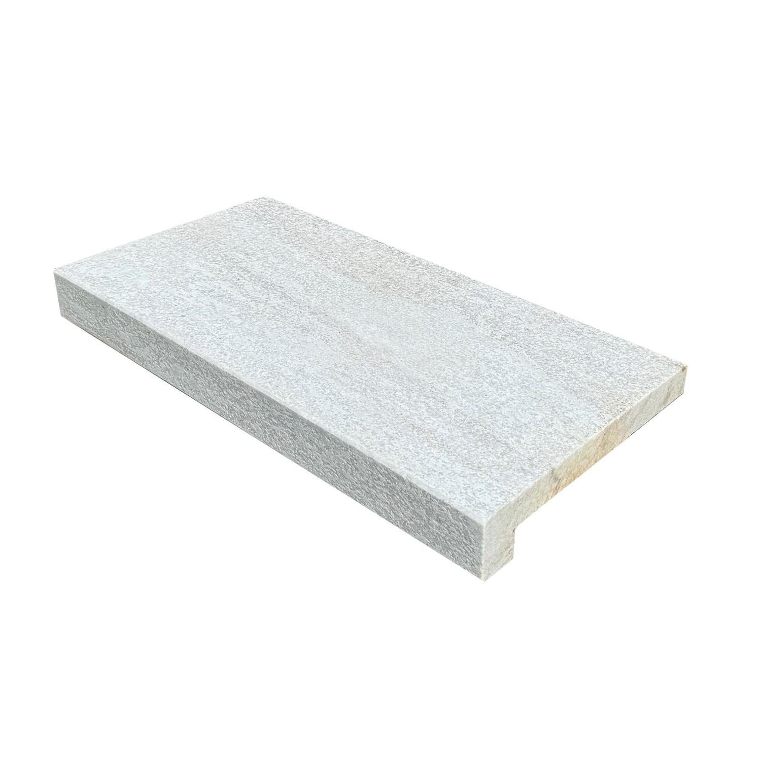 Flamed Granite Paver H: 20mm, W: 600mm, D: 600mm Black