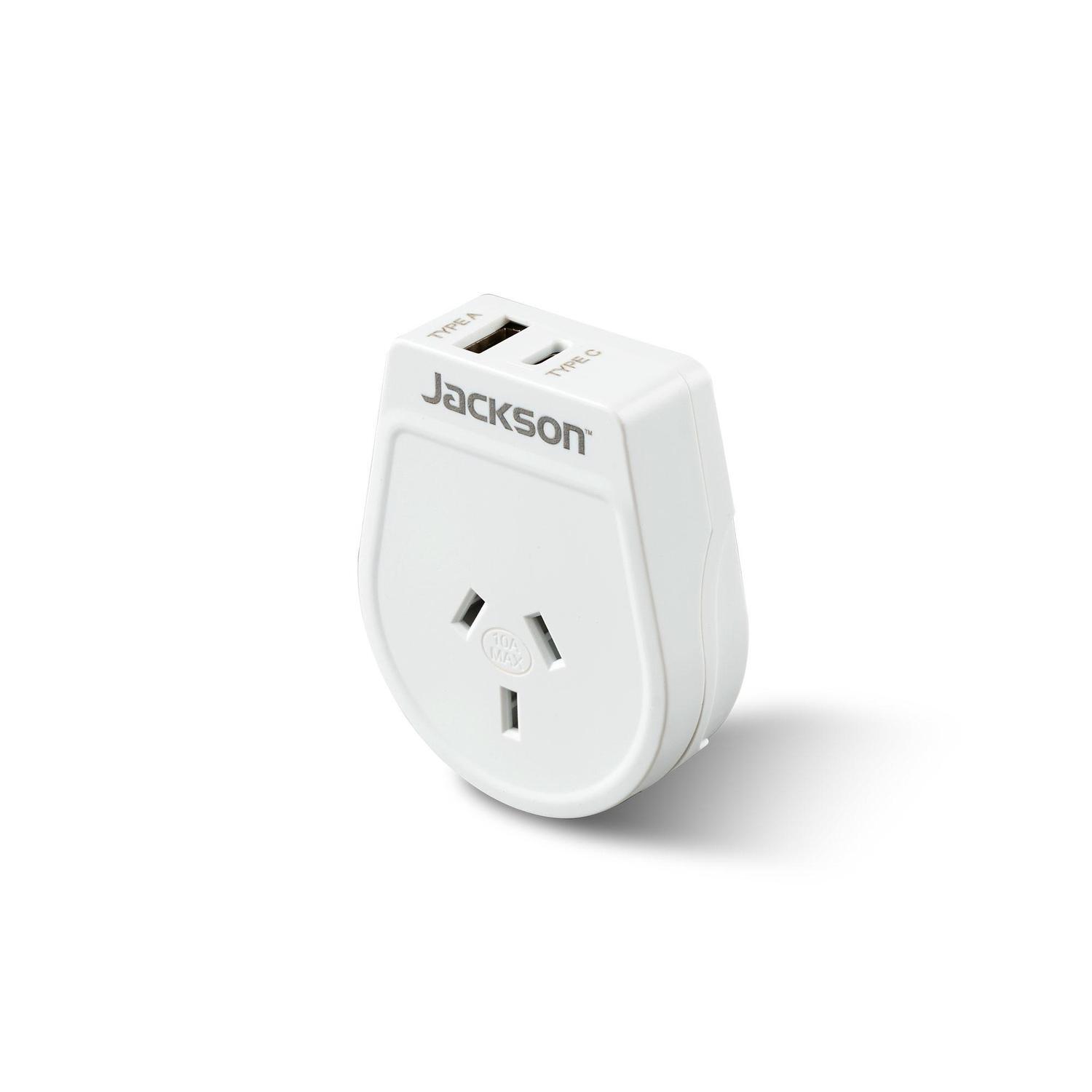 Travel Adaptor OB USB-A/C USA Slim