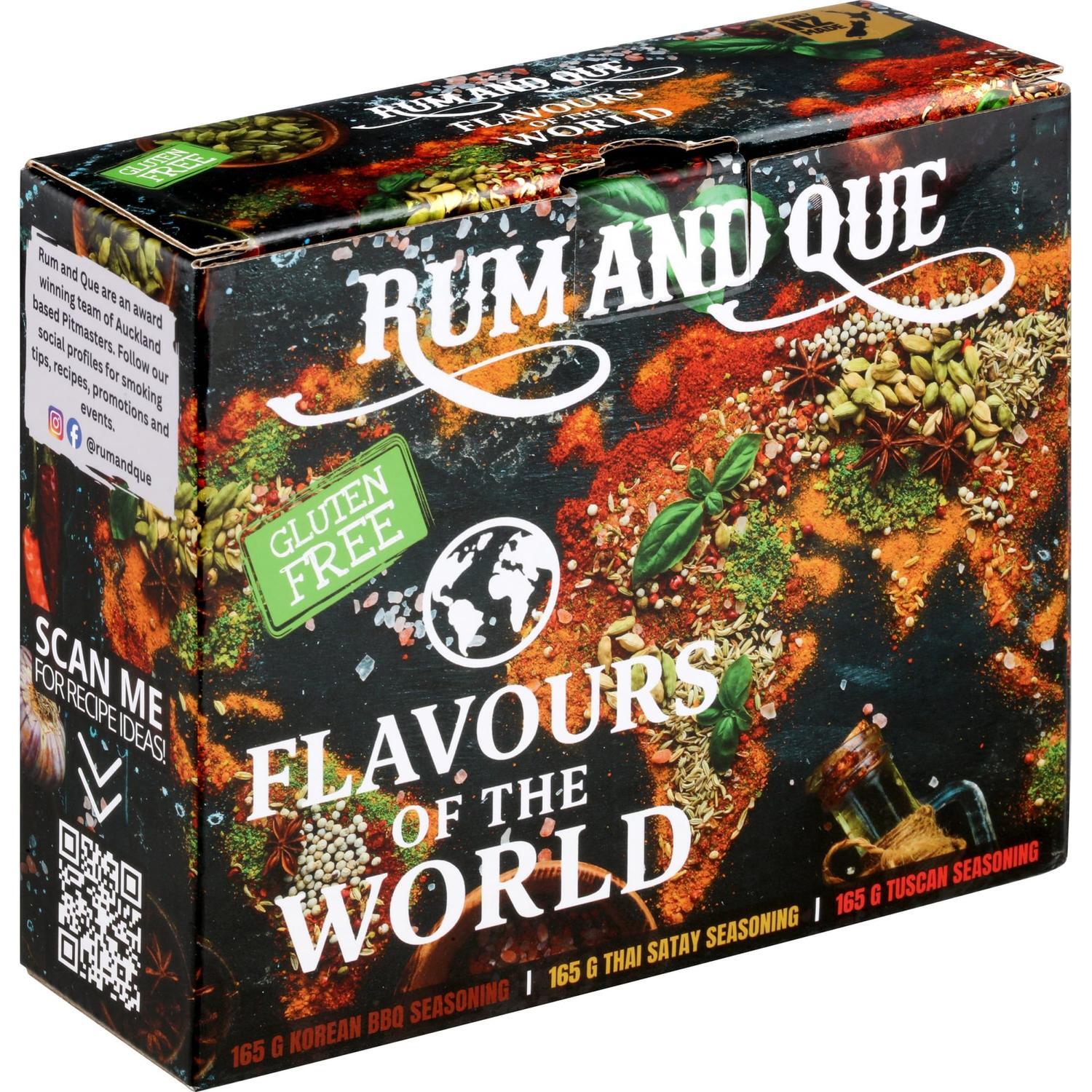 Rum and Que Flavour of the World Gift Box