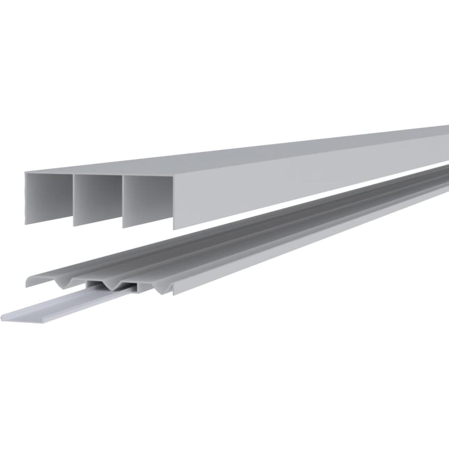Sliding Wardrobe Doors Track Set 3 Track, 1500mm Aluminium
