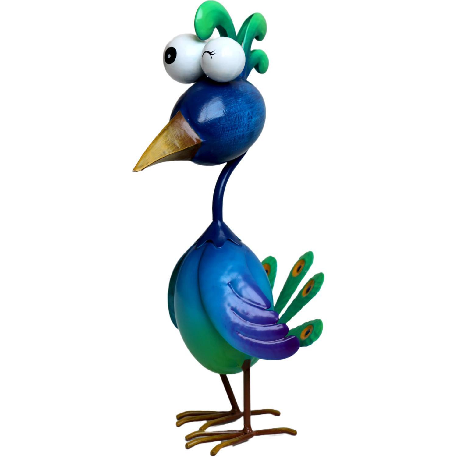 Penny the Peacock Metal Garden D cor