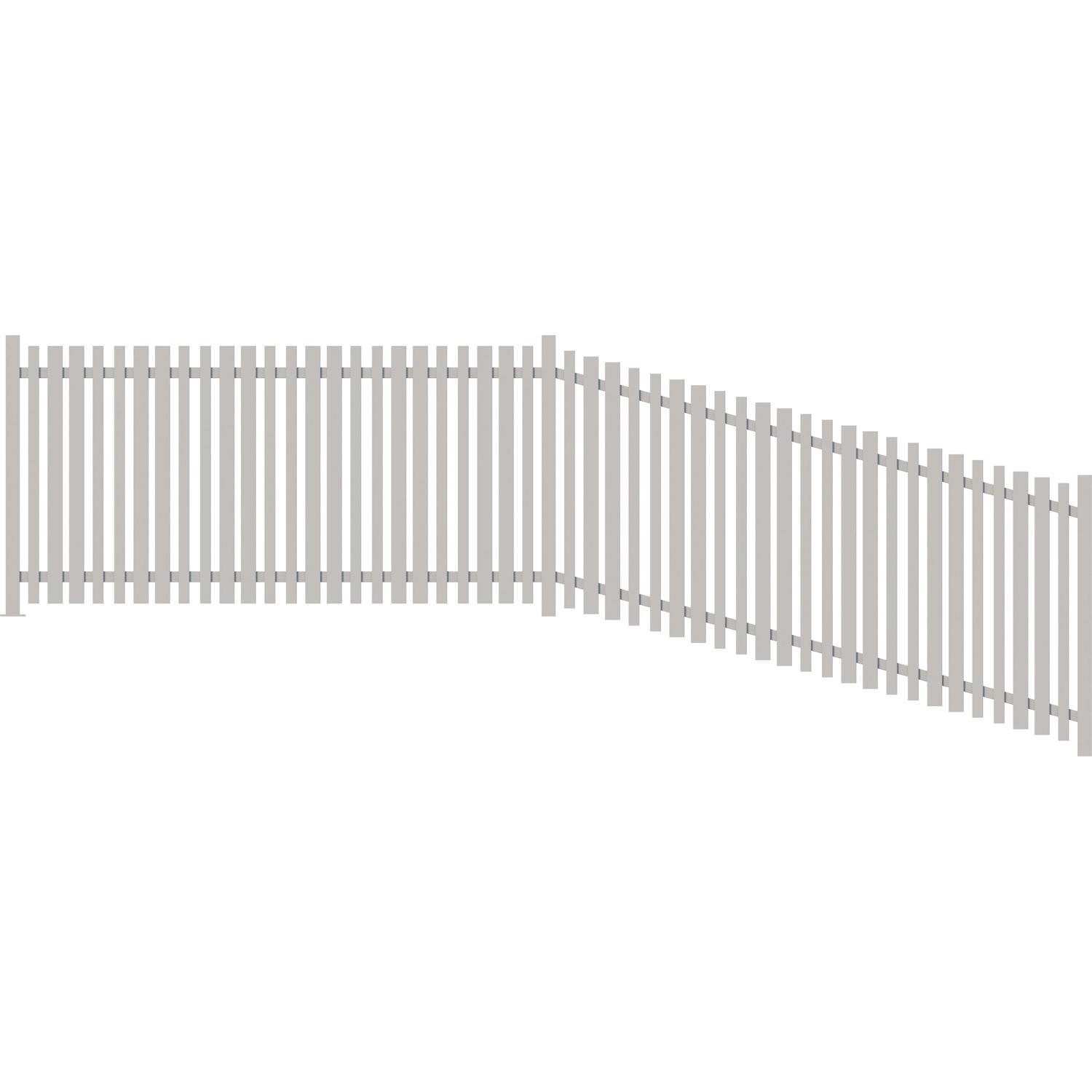 Nova Aluminium Fence Panel  H:1200mm W:2430mm Frost