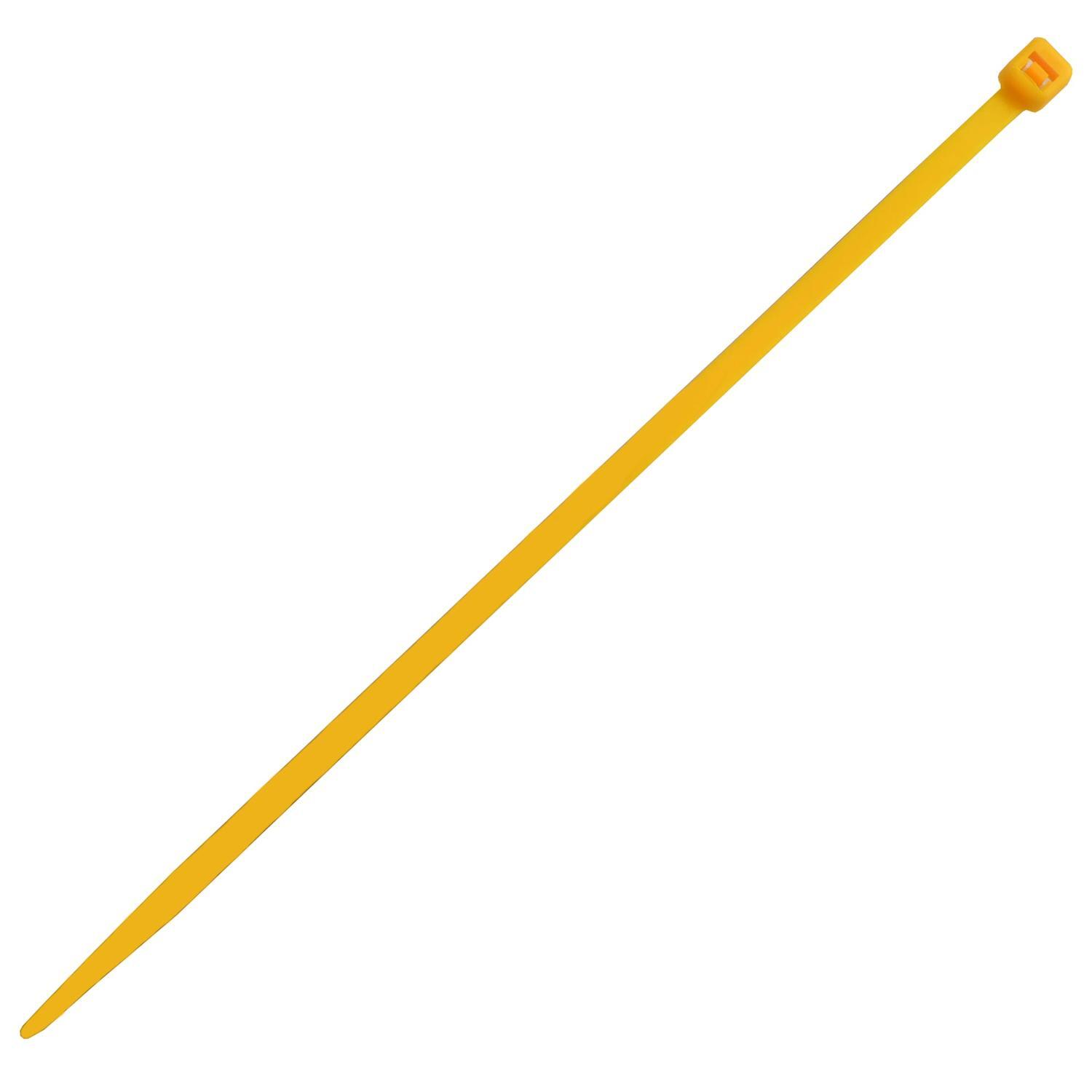 Cable Ties 200mm x 4.6mm 100 Pack Yellow