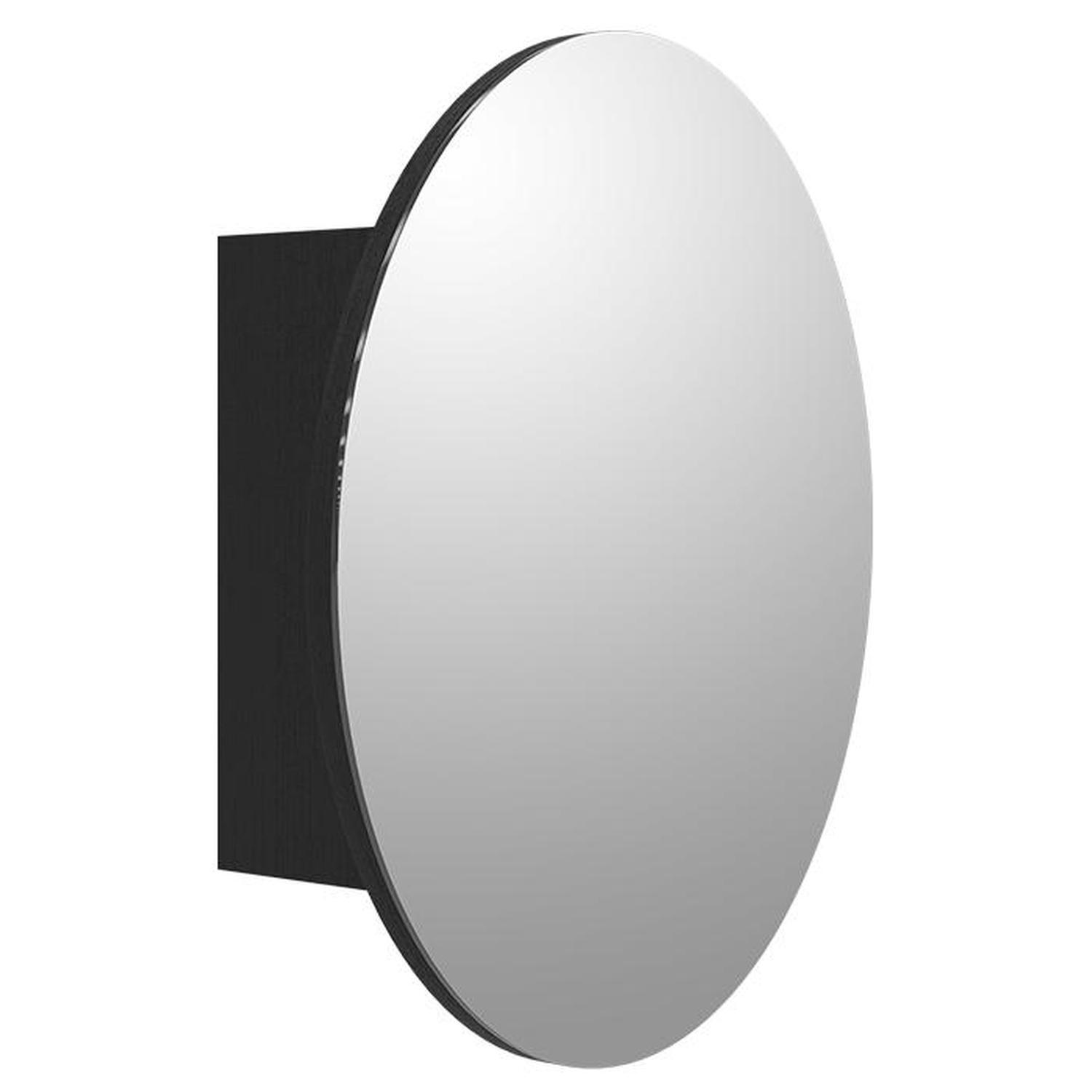 Mirror Cabinet 700mm Black