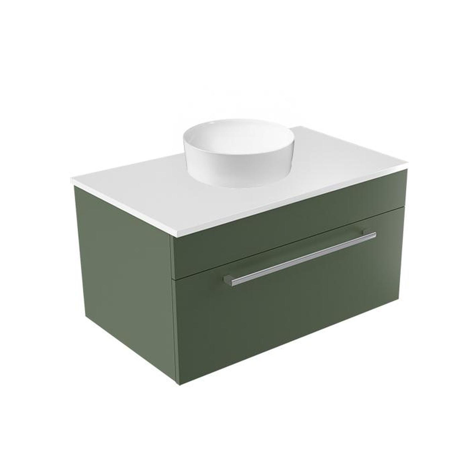 Calais Wall Vanity 750mm Green Slate
