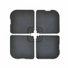Cantilever Umbrella Base H: 65mm, W: 500mm, D: 500mm Black