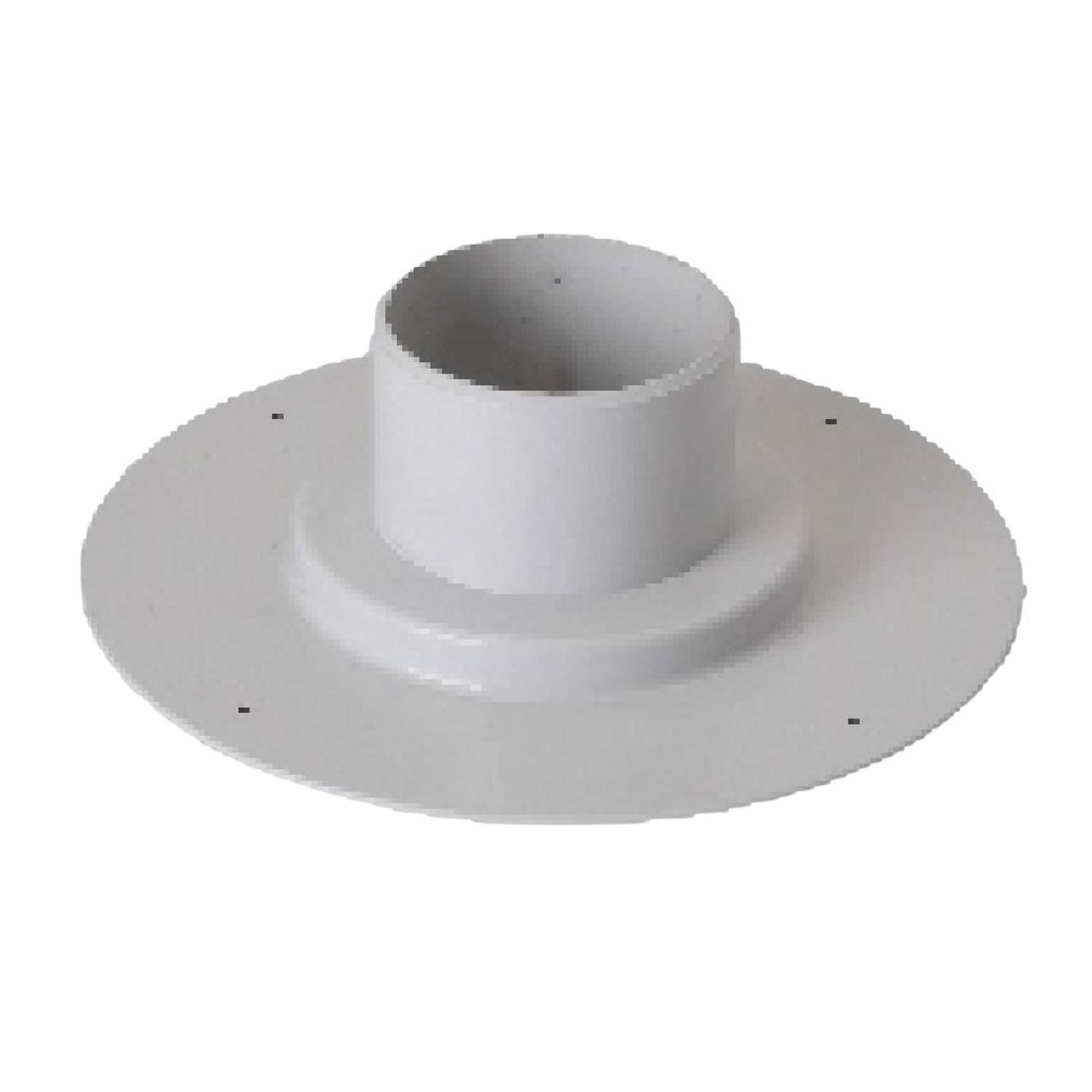 Flange Tile Leak Control DWV 80mm Matte white