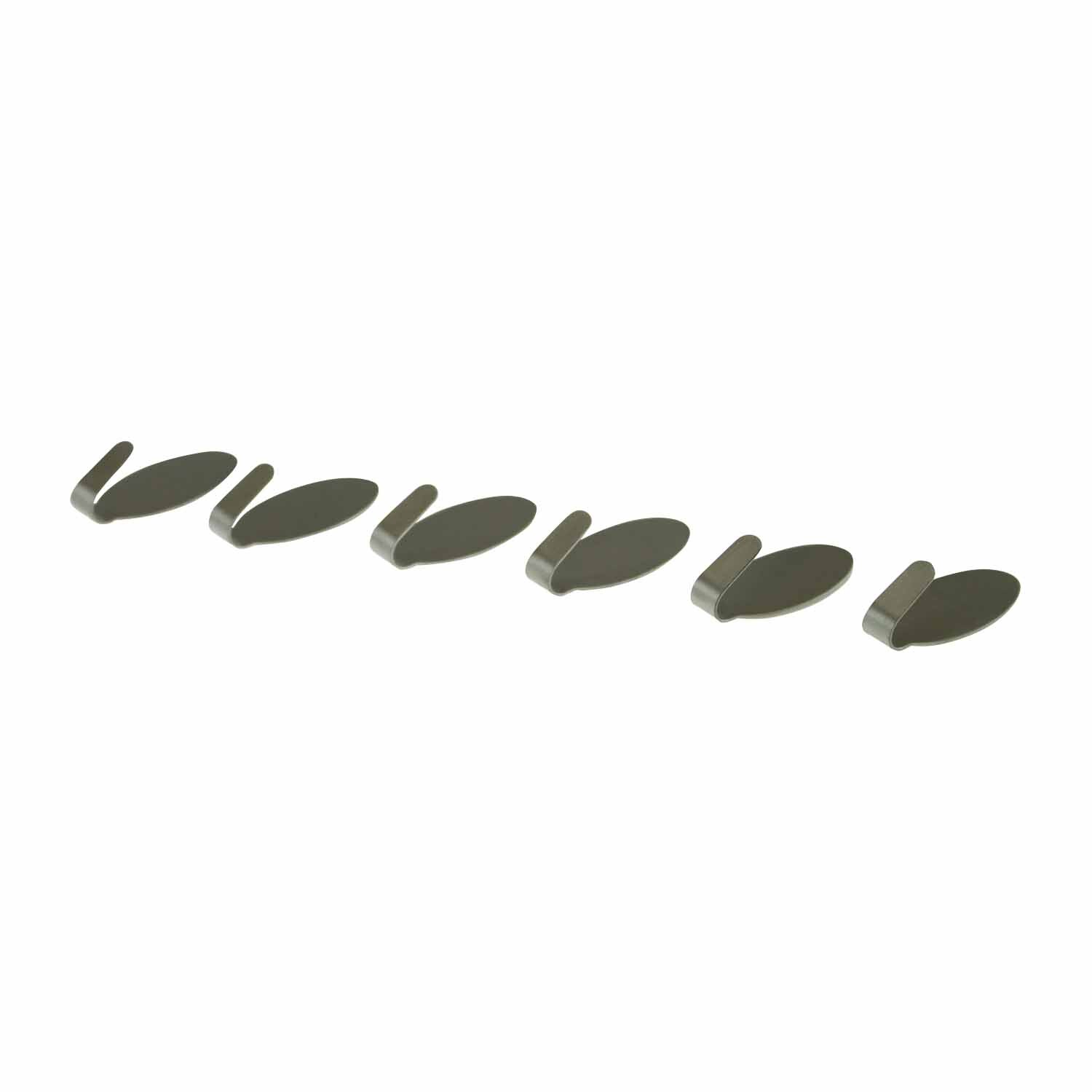 Self Adhesive Oval Stainless Steel Hooks