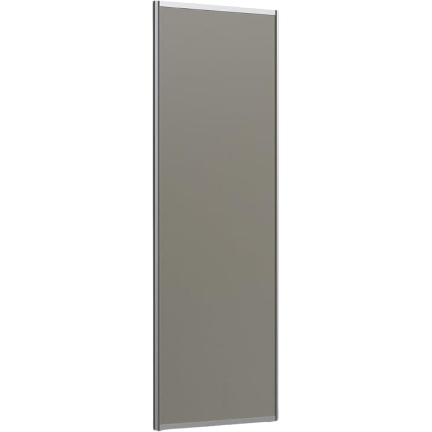 Sliding Wardrobe Door (Aluminium Frame) H: 2000mm, W: 900mm Mist Grey