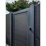 Composite Gate With Aluminium Frame