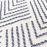 Matakana 200x280 Geometric Blue Outdoor Rug