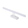 Adjustable Mirror Light H: 150mm, W: 600mm, Base: 170mm White