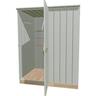 Shed H:1770mm, W:1530mm, D:1080mm Alu-Zinc