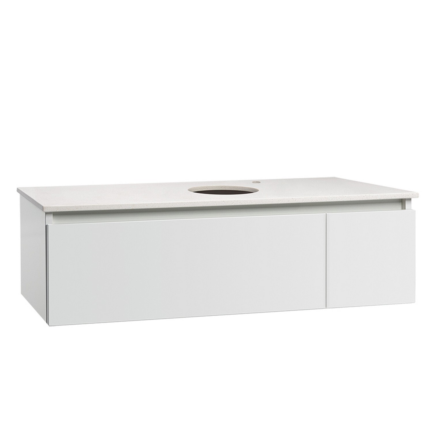 Valencia Wall Hung Single Bowl 1 Drawer 1 Door