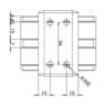 Balustrade Offset Handrail Inline Joiner