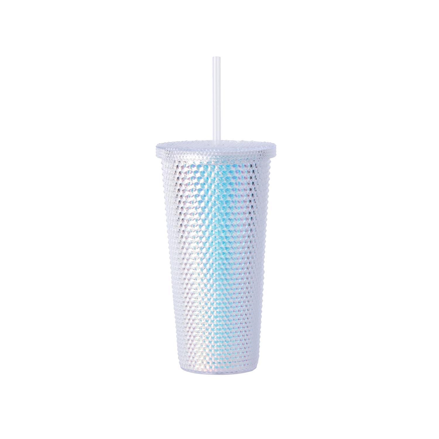 Tumbler With Straw 710ml Assorted Colours