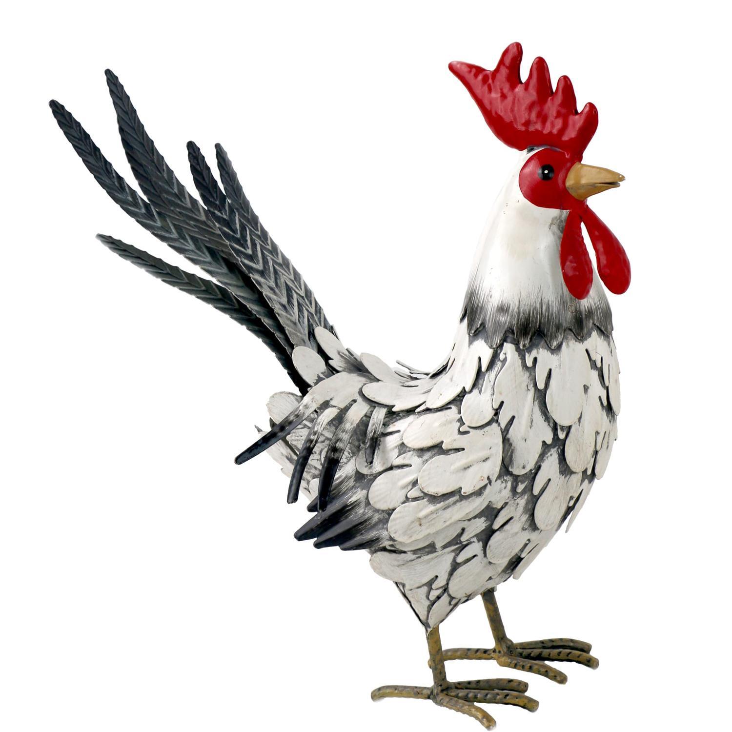 Metal Rooster Garden D cor