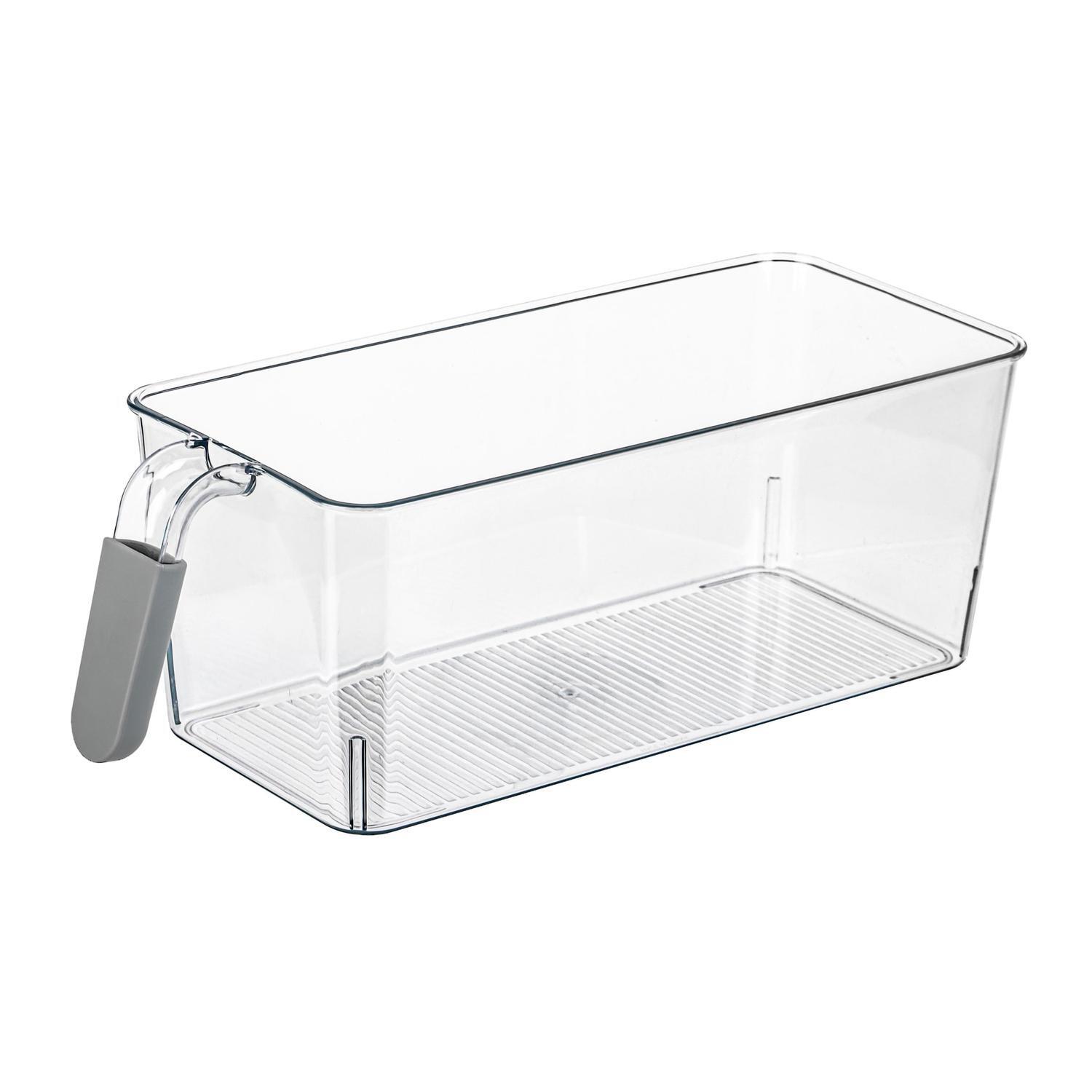 Storage Bin with Soft-Grip Handle 3 litre Clear