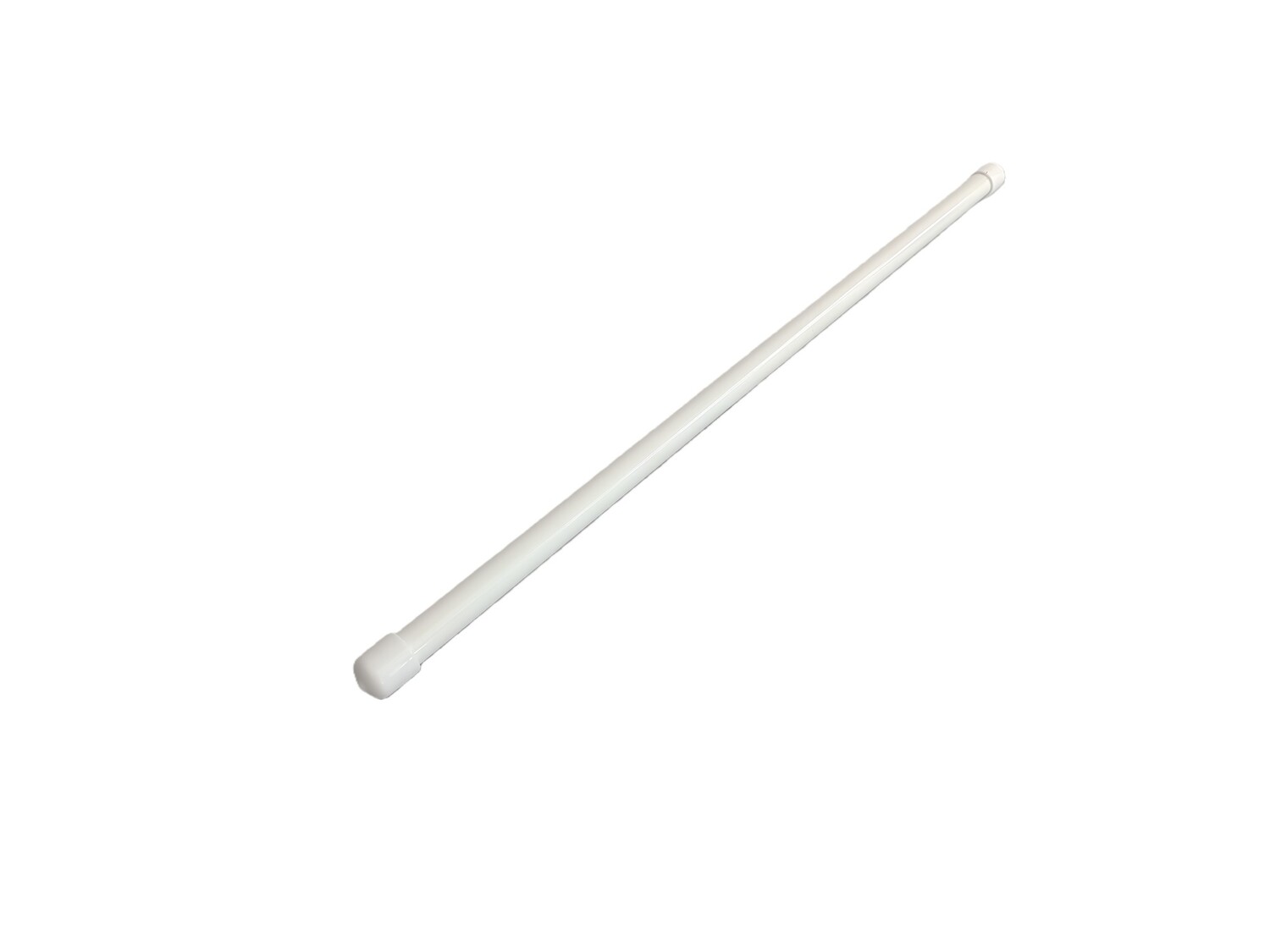 Wire Wardrobe Closet Rod with Cap 610 mm