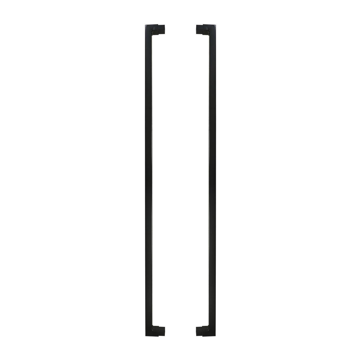Aluminium Perimeter Frontier Gate Converter 2PCS  H: 1050mm, W: 75mm, D: 38mm Black