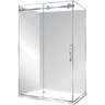 Luxury 2000 Frameless Shower - Left-Hand Tray