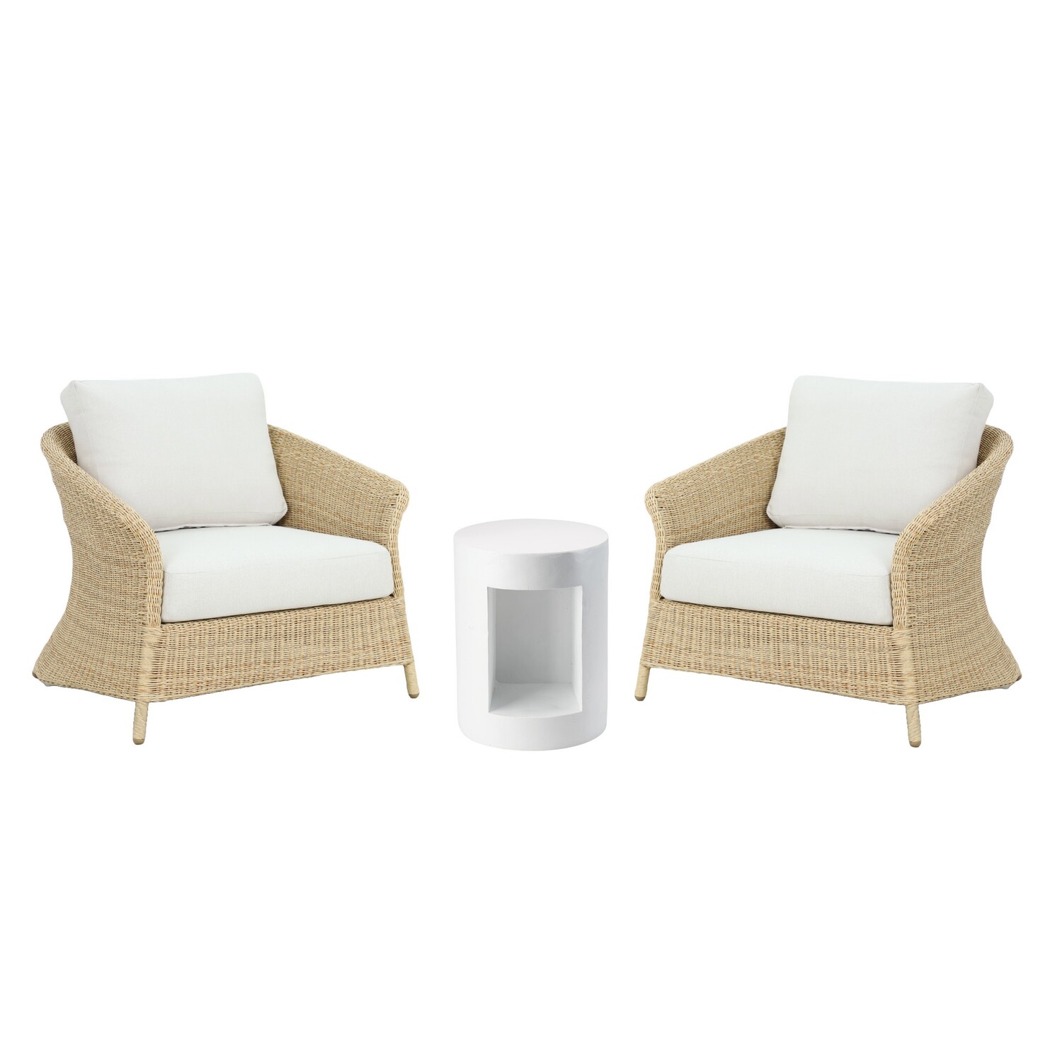 Outdoor 3 Piece Lounge Setting